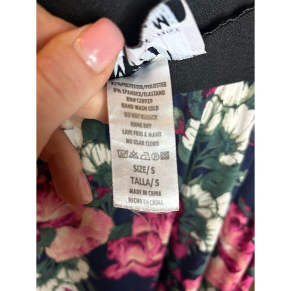 Love Poem Skirt High Elastic Waist A-Line Skirt Small 0-6 - Picture 3 of 5